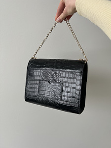 100% Leather croc detail bag (5 foto / 10)