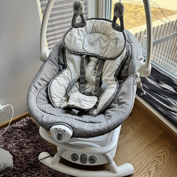 Электронные качели-шезлонг Joie Sansa infant bouncer & baby