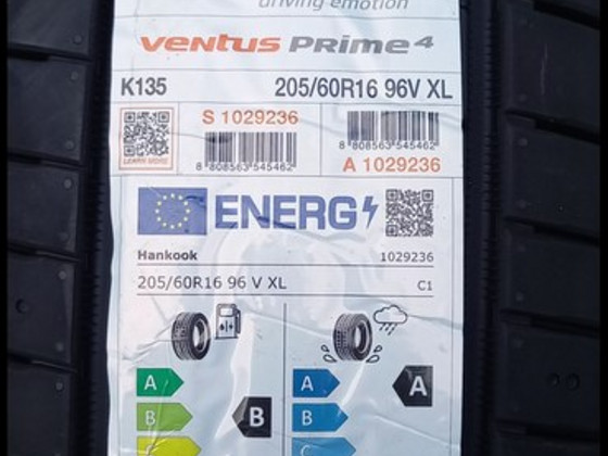 Шина Hankook Ventus Prime 205/60/16