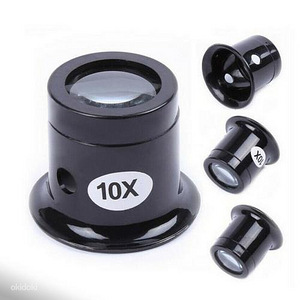 60X MICROSCOPE juuveli luup, (UUS) (2 foto / 3)
