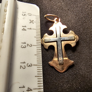 Kuld rist 585 proov (№L925) (1 foto / 6)