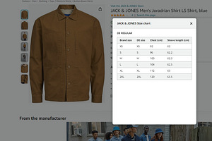 JACK & JONES Men's Joradrian Shirt L (8 foto / 10)