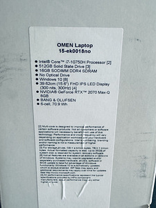 Игровой ПК HP Omen 15 i7 512 SSD 16 ГБ ОЗУ GeForce RTX 2070 (4 фото из 5)