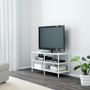 IKEA TV-alus VITTSJÖ (valge) (1 foto / 1)