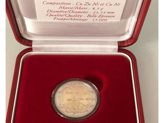 Монако 2 евро 2019 PROOF