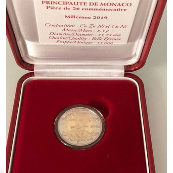 Monaco 2 Euro 2019 PROOF