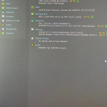 PC i5-6500 gtx 1070