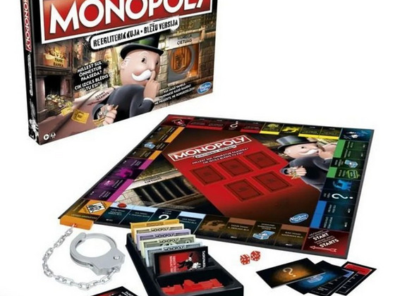 Monopoly Reegliterikkuja kilepakendis