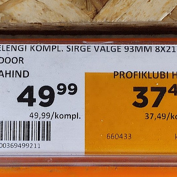 Ukselengi kompl.sirge valge 93mm 8x21 swedoor