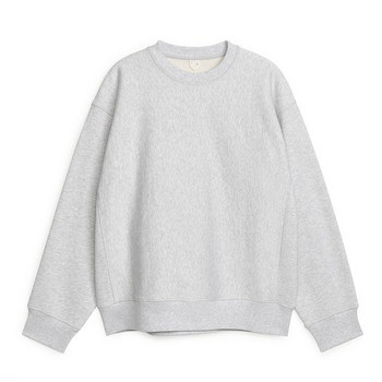 Свитшот ARKET (Loose Heavyweight Sweatshirt light grey)