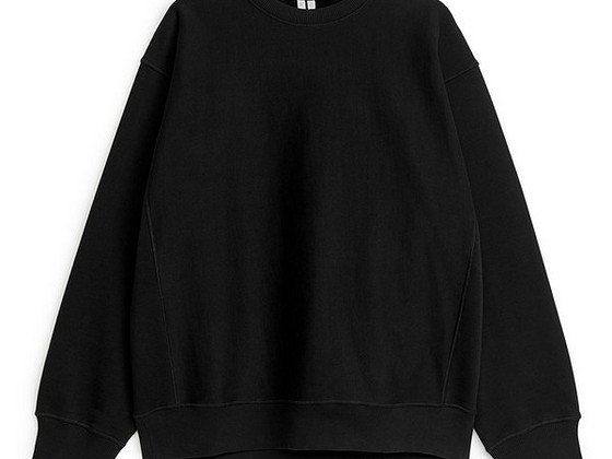 Свитшот ARKET (Loose Heavyweight Sweatshirt black)