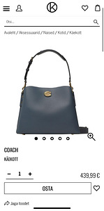 Новая кожаная сумка Coach (5 фото из 5)