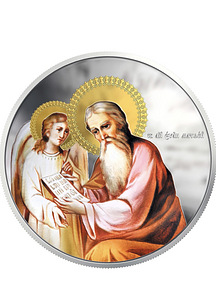 4 x 1 untsi hõbemüntide komplekt "Evangelistid" Niue, 2011 (2 foto / 6)