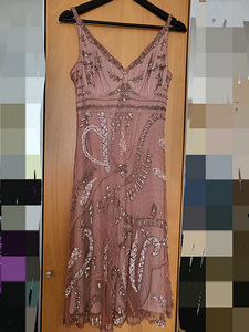 Roosa flapper kleit (1 foto / 2)