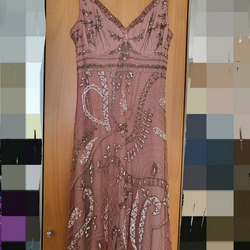 Roosa flapper kleit