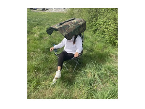 Makšķernieku krēsls ar nojumi (P9976/P23672) (8 foto no 10)