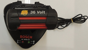 Laadija Bosch AL3640CV + aku Bosch 2,6Ah 36v (4 foto / 7)