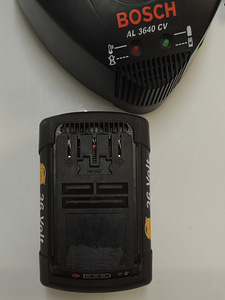 Laadija Bosch AL3640CV + aku Bosch 2,6Ah 36v (5 foto / 7)