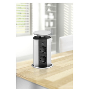Розетка EVOLINE (интегрируемая, 3х250V, выдвижная, башня) (1 фото из 2)