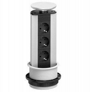Розетка EVOLINE (интегрируемая, 3х250V, выдвижная, башня) (2 фото из 2)