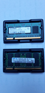 2 mälu 1GB+1GB 2Rx16 (2Rx8) PC2-5300S-555 (1 foto / 3)