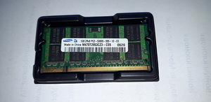 2 mälu 1GB+1GB 2Rx16 (2Rx8) PC2-5300S-555 (3 foto / 3)