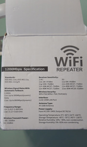 Беспроводной ретранслятор Wi-Fi 5G Гц, 1200 Мбит/с (1 фото из 3)