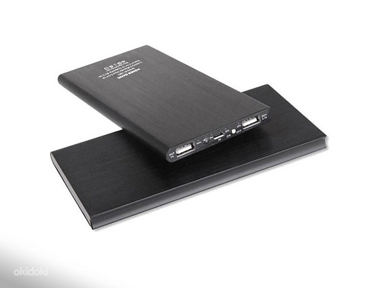 Внешний аккумулятор Power bank 20000 мАч SLIM 2xUSB PUS13A черный