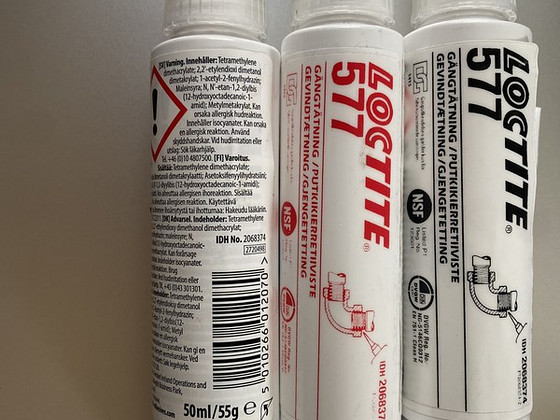 Новый Герметик резьбовой для труб Loctite 577 50мл