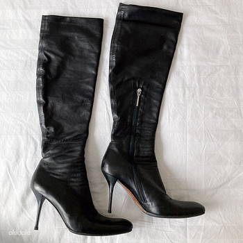 Сапоги Gianmarco Lorenzi из кожи наппа