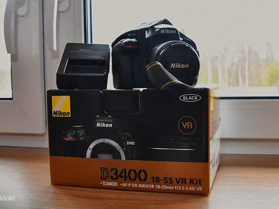 Nikon D3400 + 18-55 AF-P VR Kit, must
