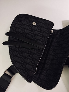 Dior Saddle Bag Oblique Jacquard Black (2 foto / 6)