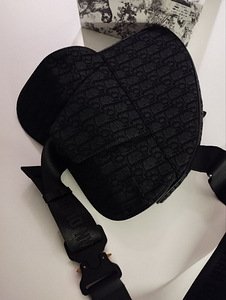 Dior Saddle Bag Oblique Jacquard Black (3 foto / 6)