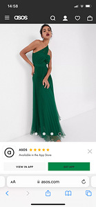 Õhtune pikk kleit Asos / long õhtukleit Asos (7 foto / 7)