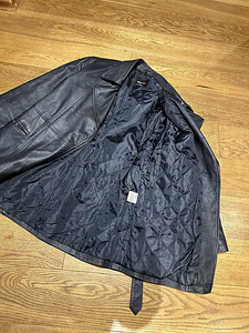 Ehtsast nahast soojem voodriga nahkjakk L (3 foto / 4)
