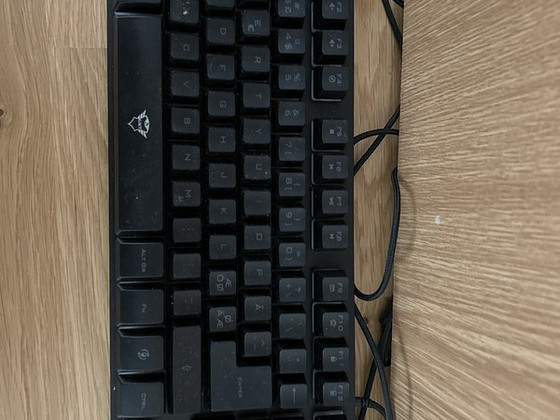 Trust GXT 833 Thado TKL, SWE, черный - Клавиатура
