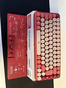 Logitech pop keys mechanical wireless keyboard (1 foto / 2)