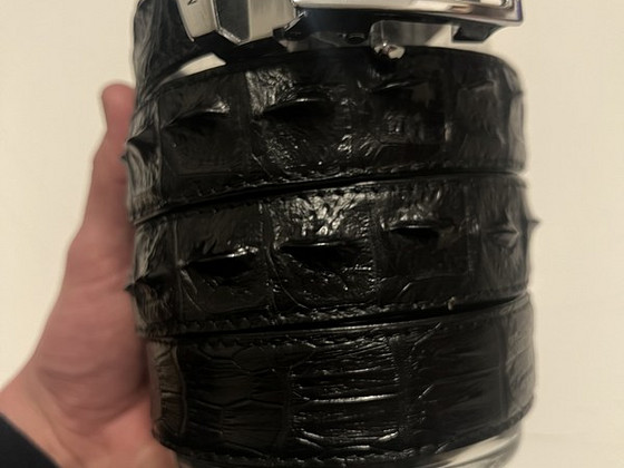 Genuine Crocodile belt Krokodillinahast rihm