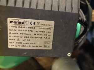VEEAUTOMAAT 1600W, HÜDROFOOR 60L IMEMISSÜGAVUS KUNI 8M, (2 foto / 3)