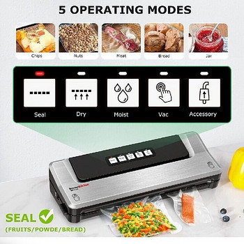 Bonsenkitchen vaakumtihendaja VS2100 Vacuum Sealer