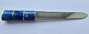 Nuga 140mm x 15mm (hõbe/lasuriit) (1 foto / 2)