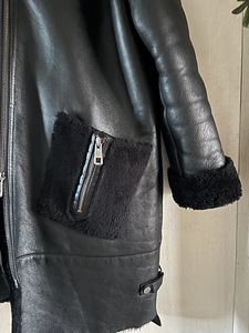 Nahkne lambanahkne mantel 3XL (4 foto / 5)