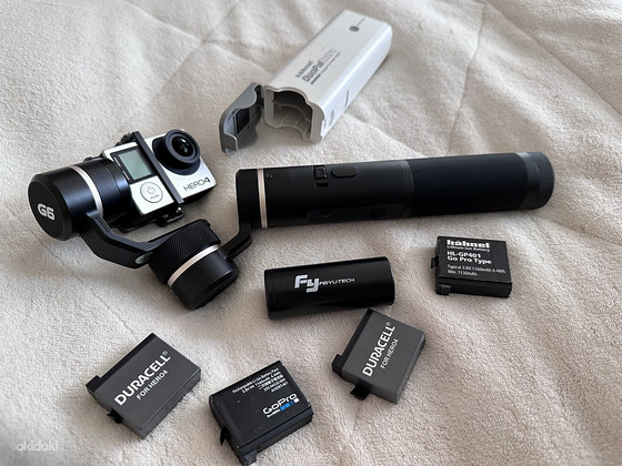 Gopro hero 4 / FeiyuTech G6 / tarvikud