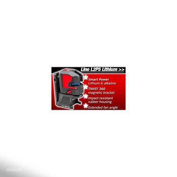 Ristjoonlaser Leica Lino L2P5 + holder Twist 360 + laadija