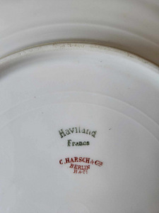 Тарелки Haviland Limoges Harsch Berlin Green Gold (3 фото из 3)