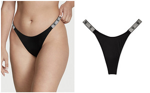 Стринги Victoria's Secret со стразами, размеры XS-M (3 фото из 9)
