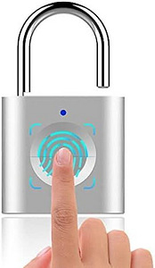 Sõrmejälje lugejaga tabalukk Fingerprint Padlock Smart Lock (1 foto / 4)
