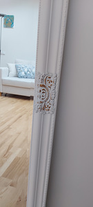 Uueväärne Jysk Antique peegel, full-length: 162x72cm, valge (2 foto / 2)