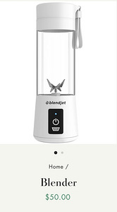 Blendjet One original kaasaskantav blender, valge (1 foto / 4)