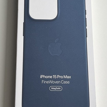 Apple iPhone 15 Pro FineWoven Case with MagSafe , Blue